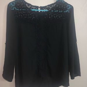 Classy black 3/4 sleeve